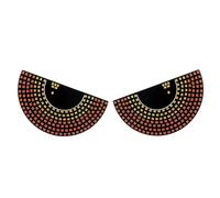 Les yeux du diable lumière pour les voitures - le pare- à LED - Décoration de la voiture Lumière de fenêtre automatique, lumière d'expression automatique, signes de lumière des yeux pour le pare-