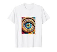 Les Yeux voient Demain T-Shirt Graphique avec Valeur, Homme, Blanc, S
