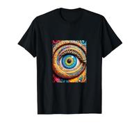 Les Yeux voient Demain T-Shirt Graphique avec Valeur, Homme, Noir, S
