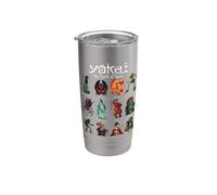 Les yokai du Japon Gobelet isotherme en acier inoxydable double paroi