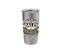Les Yorkshire Dales, le nord de l'Angleterre, le pays de Dieu Gobelet isotherme en acier inoxydable double paroi