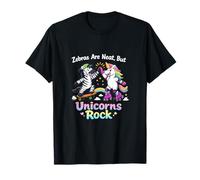 Les zèbres sont Beaux, mais Les Licornes Font du Rock Skate High Five T-Shirt