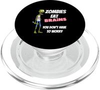 Les Zombies mangent des Cerveaux - Humour d'halloween PopSockets PopGrip pour MagSafe