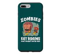 Les Zombies mangent des Cerveaux, ne Vous inquiétez Pas ! Sarcastic Zombie Halloween Coque pour iPhone 7 Plus/8 Plus