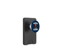 Les Zombies mangent des Cerveaux, ne Vous inquiétez Pas ! Sarcastic Zombie Halloween PopSockets PopWallet pour MagSafe