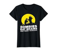 Les Zombies mangent des Cerveaux T-Shirt Graphique avec Valeur