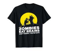 Les Zombies mangent des Cerveaux T-Shirt Graphique avec Valeur