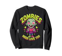 Les Zombies Ont Besoin d'amour, Un Zombie trop Mignon pour la Saint-Valentin Sweatshirt