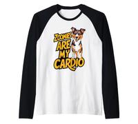 Les zoomies sont Mes adoratrices de Chiens Cardio Funny Manche Raglan