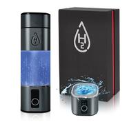 LeSage Bouteille d'eau à hydrogène 280 ml avec filtre à eau portable pour voyage purifier la technologie de bouteille d'eau hydrogène, machine ioniseur d'eau hydraulique 6120 PPB pour la maison avec