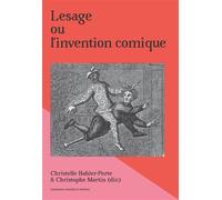 Lesage ou l'invention comique - Christelle Bahier - Porte - Sorbonne Universite Presses - broché - Etude