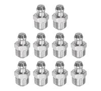 LESANGBAIHUODIAN Industrial Strength Stainless Steel Grease Fitting M10 X 1mm Thread 10pcs Suitable Fit For Various Mechanical Equipment
