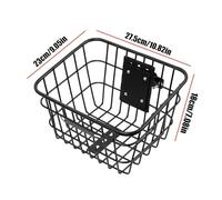 LESANGBAIHUODIAN Panier Avant Amovible en Fer for Trottinette électrique et vélo. Accessoires de Rangement for vélo, adaptés aux Enfants et aux Adultes. Usage Quotidien.