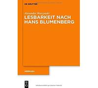 Lesbarkeit Nach Hans Blumenberg