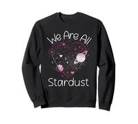 Lesbian Celestial We Are All Stardust Les Pride Moon Stars Sweatshirt