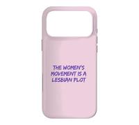 Lesbian Plot Vintage 70s Feminist Tee Lavender Menace Histor Coque pour iPhone 17 Pro Max