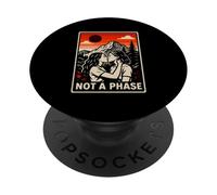 Lesbian Pride Not a Phase Retro Women Love Women LGBTQ+ PopSockets PopGrip Adhésif