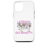 Lesbians Do What?! Ciseaux amusants Gay Pride LGBTQ Coque pour iPhone 12/12 Pro