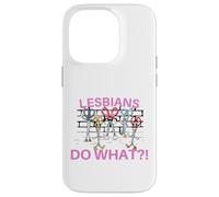 Lesbians Do What?! Ciseaux amusants Gay Pride LGBTQ Coque pour iPhone 14 Pro