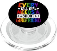 Lesbienne LGBTQ Fille Chaque Grande Fille a Besoin d Une Petite Amie Courte PopSockets PopGrip pour MagSafe