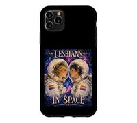 Lesbiennes dans l'espace - Romance d'astronaute LGBTQ+, fierté Queer Coque pour iPhone 11 Pro Max