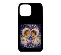 Lesbiennes dans l'espace - Romance d'astronaute LGBTQ+, fierté Queer Coque pour iPhone 13 Pro Max