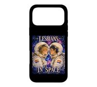 Lesbiennes dans l'espace - Romance d'astronaute LGBTQ+, fierté Queer Coque pour iPhone 17 Pro Max