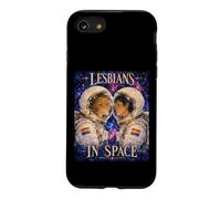 Lesbiennes dans l'espace - Romance d'astronaute LGBTQ+, fierté Queer Coque pour iPhone SE (2020) / 7/8