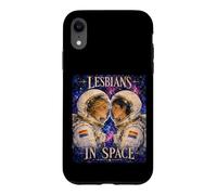 Lesbiennes dans l'espace - Romance d'astronaute LGBTQ+, fierté Queer Coque pour iPhone XR