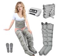 LESBJFDM Bottes De Pressothérapie 6 Cavités, Pressothérapie Jambes, Appareil Circulation Sanguine Jambes, Drainage Lymphatique Jambes, Récupération Rapide pour Fatigue Musculaire