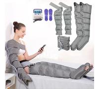 LESBJFDM Machine de pressothérapie, Masseur Électrique Compression d'air, Bottes pressothérapie, Drainage lymphatique Jambes, Massage Jambe, pressotherapie Jambes et Ventre et Bras