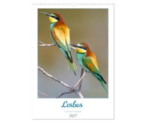 Lesbos l'île aux oiseaux (Calendrier mural 2027 DIN A3 horizontal), CALVENDO calendrier mensuel: Découverte de Lesbos, une île des cyclades