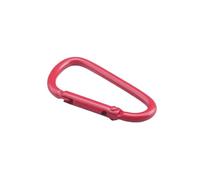 l'escalade, Lot de 5 à 20 mousquetons en Alliage d'aluminium for Sac Dos, équipement Camping, Bouteille d'eau, Porte-clés(Red,4.5cm 5PCS)