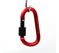 l'escalade, Mousqueton d'escalade, équipement de Camping, Alliage d'aluminium, Survie, Escalade, randonnée, Fermoir, Sac à Dos, Boucle, Porte-clés(Hd911red)
