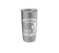 L'escalade n'est pas une compétence de vie d'apocalypse zombie passe-temps Gobelet isotherme en acier inoxydable double paroi