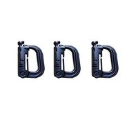 l'escalade, Verrou de Sangle Attacher Une Boucle tirage Rapide Mousqueton Camping en Plein air Lien Connexion Clip Manille Randonnée Escalade Sac à Dos(Purple)