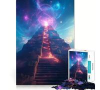 L'Escalier Mystique vers Les Étoiles Puzzle Adultes 1000 Pièces Renforce la Mémoire Détente et Amusement Qualité Cadeau de Fête (38x52cm)