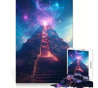 L'Escalier Mystique vers Les Étoiles Puzzle Adultes 1000 Pièces Renforce la Mémoire Détente et Amusement Qualité Cadeau de Fête (38x52cm)