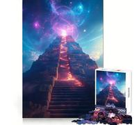 L'Escalier Mystique vers Les Étoiles Puzzle de 1000 pièces pour Adultes et Adolescents Jeu de réflexion Anti-Stress Cadeau attentionné (50x75cm)