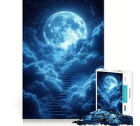 L'Escalier vers la Lune Puzzle 1000 Pièces pour Adultes Jeu de Logique et de Partage Qualité Premium Cadeau Premium 38x26cm