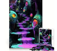 L'Escalier vers l'Inconnu Puzzle de 1000 pièces pour Adultes Jeu de réflexion apaisant Bords précis Cadeau touchant 38x52cm