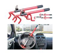 Lescars 2 cannes antivol universelles avec serrure de sécurité