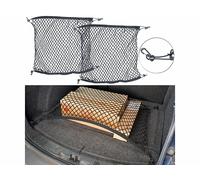 Lescars : 2 filets universels extensibles pour coffre auto 70 x 70 cm