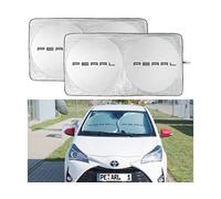 Lescars 2 pare-soleils réfléchissant pour pare-brise 150 x 80 cm