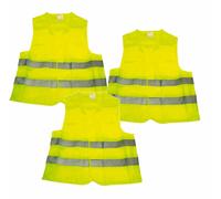 Lescars 3 gilets de sécurité jaunes