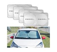 Lescars 4 pare-soleil réfléchissants pour pare-brise 150 x 80 cm