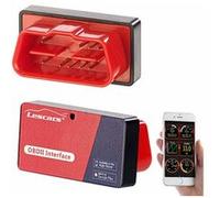 Lescars Adaptateur OBD-II avec Bluetooth pour Application iOS/Android