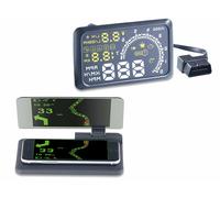 Affichage tête haute HUD-55C pour connexion OBD2 avec support tableau de bord [Lescars]