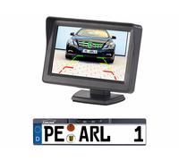 Lescars Caméra de recul sans fil universelle pour autoradio vidéo - Avec écran