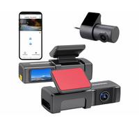 Lescars Caméra embarquée 4K connectée et caméra de recul Full HD MDV-5100.dual